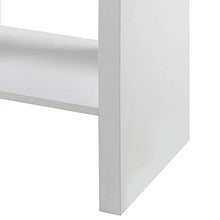 Amazon Brand - Movian Ritom - Comodino, 35 x 45 x 59 cm (Lu x La x A), bianco lucido