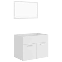 vidaXL Set Mobili da Bagno 2 pz Grigio in Truciolato