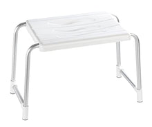 WENKO Sgabello doccia Secura - portata 120 kg, Plastica, 50 x 32 x 26 cm, Bianco
