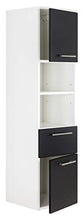 Set di mobili da bagno SANTINI 75 (5 pezzi) nero satinato