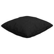 Buyounger Cuscini Decorativi 4 pz Neri 50x50 cm in Tessuto