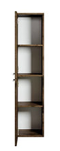 Saturnus, Armadietto da bagno, 130 cm, in rovere marrone