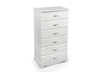 Gicos Mobile Cassettiera Comodino 6 Posti 55X30X95 Cm Design Shabby Chic