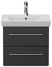 Mobile bagno con lavabo Villeroy & Boch Subway 2.0 55cm nero satinato