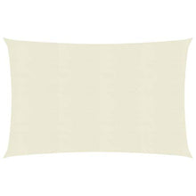 vidaXL Vela Parasole 160 g/m² Crema 2x3,5 m in HDPE