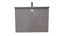 THERMIKET Mobile da bagno con lavabo sospeso - 2 ante - Mobile va montato - 75 cm di larghezza, bianco
