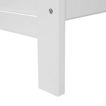 Beliani Letto in Legno di Pino Bianco con Rete a Doghe 160 x 200 cm Mayenne