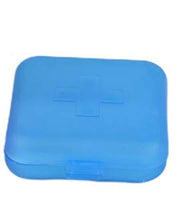 Portapillole Giornaliero in plastica con 4 scomparti Contenitore per medicinali - Portapillole da viaggio portatile Portapillole tascabile – Contenitore Organizer per medicinali
