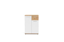 FINORI Comò, Legno ingegnerizzato, Artisan/Bianco, B/H/T: 60 x 85 x 35 cm