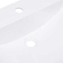 vidaXL Lavabo da Incasso 900x460x130 mm in SMC Bianco