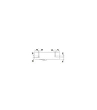 Lavabo appoggio o sospeso angolare cm 47,5 Square