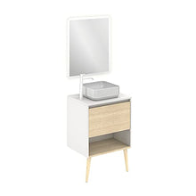 Amizuva Nara Top - Mobile da bagno, in legno, 60 cm, 4 pezzi