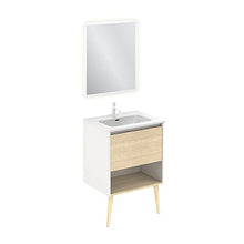 Amizuva Nara Mobile da bagno, in legno, 60 cm, 3 pezzi