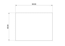 Specchi retroilluminati LED arredo bagno e casa in diverse dimensioni - design stile minimale (80x60 cm)