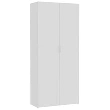FAMIROSA Armadietto Bianco Lucido 80x35,5x180 cm in Truciolato