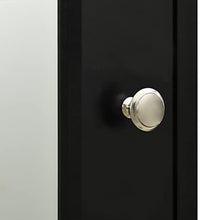 vidaXL Armadietto a Specchio Nero 66x17x63 cm in MDF