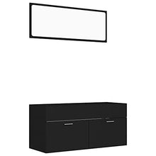 vidaXL Set Mobili da Bagno 2 pz Grigio in Truciolato