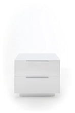 Robas Lund Comodino, Bianco, BxHxT 50x40x40 cm