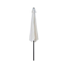 miozzi Ombrellone da Giardino Semicircolare da Parete 269x138x236 cm Bianco