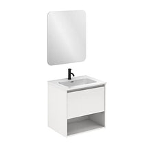 Amizuva Niwa Mobile da bagno, in legno, 60 cm, 3 pezzi