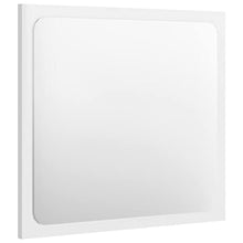 vidaXL Set Mobili da Bagno 2 pz Bianco Lucido in Truciolato