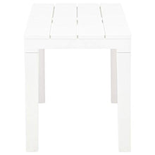 FAMIROSA Panchine da Giardino 2 pz Bianco in Plastica