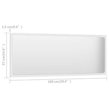 vidaXL Set Mobili da Bagno 2 pz Bianco in Truciolato