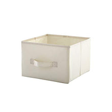 SZQ-- Scatola portaoggetti da appendere per vestiti, in tessuto, può essere utilizzata con cassetti che possono essere lavati con acqua 27.5*27*18cm beige