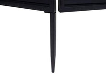 Paravento divisorio separè da Esterno HWC-J14 Metallo 3 Pannelli 200x121cm - Nero