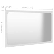 vidaXL Set Mobili da Bagno 2 pz Bianco in Truciolato