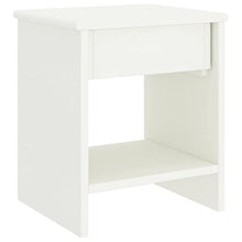 vidaXL Comodini 2pz Bianco 35x30x40 cm Pino Massello