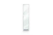 Dmora Armadio scarpiera 1 Anta, Legno + Specchio, 43 x 18 x 191 cm