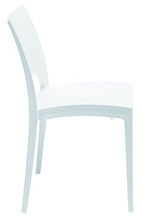 GRAND SOLEIL Sedia Impilabile, Bianco, 51 x 49 x 80 cm