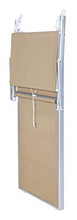 VERDELOOK Rimini, Lettino da Mare con Parasole, 186x61x38 cm, sabbia