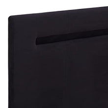 vidaXL Giroletto con Luci LED Imbottito Classico Elegante Telaio Letto Struttura in Metallo e Legno Gambe in Ferro Nero in Tessuto 160x200 cm