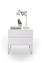 Robas Lund Comodino, Bianco, BxHxT 50x50x40 cm