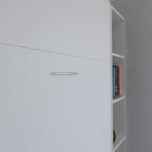 SMARTBett Letto a Scomparsa Basic Letto Ribaltabile Letto a Muro (140x200 Verticale, Bianco)