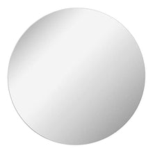 FACKELMANN - Set di mobili da bagno luminosi, 4 pezzi, Lino, WC a LED, lavabo da appendere, 45 cm e specchio rotondo da bagno
