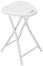 Feridras 868004 Sgabello Pieghevole, cromo, 31x46.5x31 cm