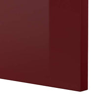 KALLARP cassetto frontale 60 x 20 cm lucido rosso scuro-marrone