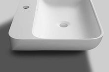 Lavabo sospeso 60 x 40 cm, bianco opaco Rockstone