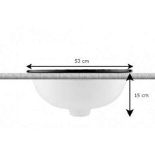 Atalaya Cerames - Lavabo tondo messicano, 43 x 13 cm