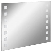 Fackelmann Set di mobili da Bagno Rustico, in Rovere Chiaro, 100 cm e Specchio da Bagno a LED, 3 Pezzi