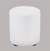 Pilaster design – Pouf sgabello bianco (vinile)