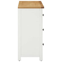 Cassettiera 80x35x75 cm in Legno Massello di Rovere