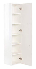 Set di mobili da bagno Firenze 75 (5 parti/A) incl. specchio a LED bianco lucido
