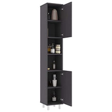 vidaXL Armadio da Bagno Grigio 30x30x179 cm in Truciolato