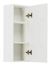Set di mobili da bagno Firenze 100 (5 parti/A) bianco lucido e specchio a LED