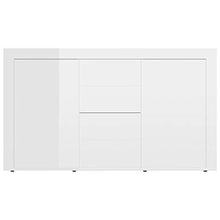 vidaXL Credenza Bianco Lucido 120x36x69 cm in Truciolato