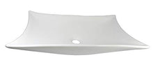 Lavabo in ceramica 56,5 x 38 x 11 cm